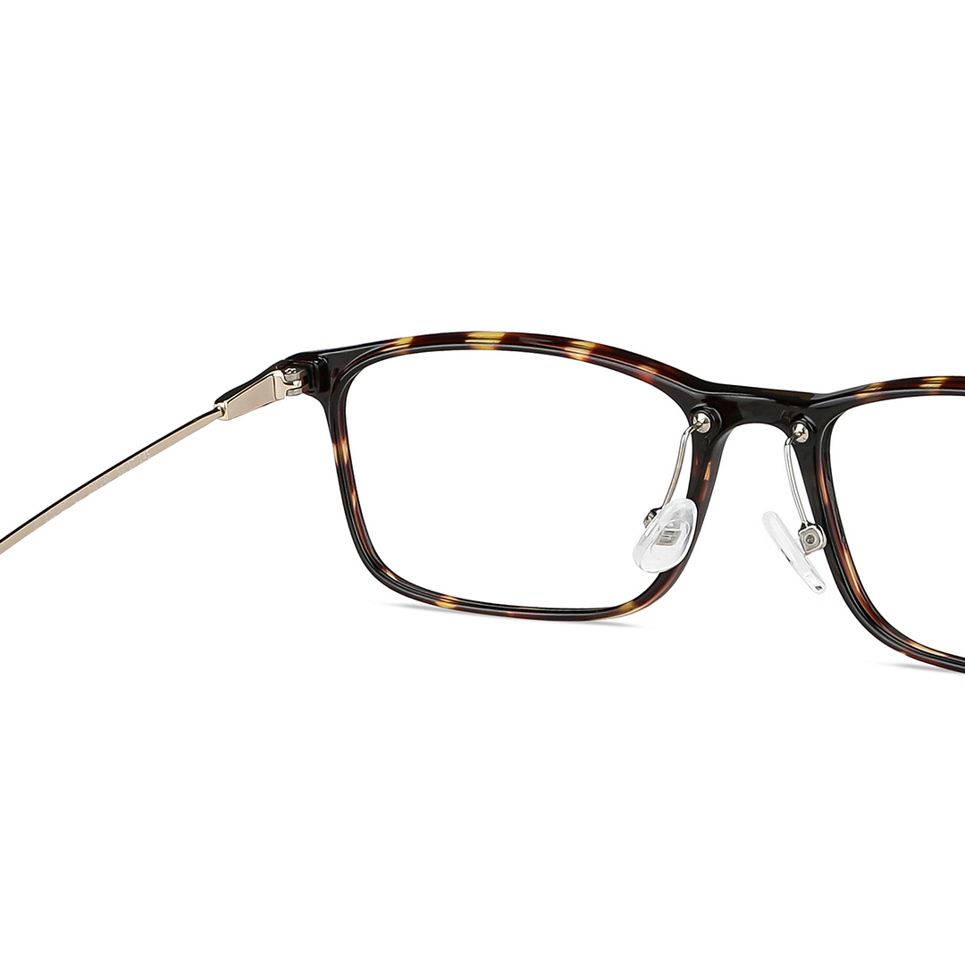 John Jacobs Light Brown Full Rim Rectangle right side