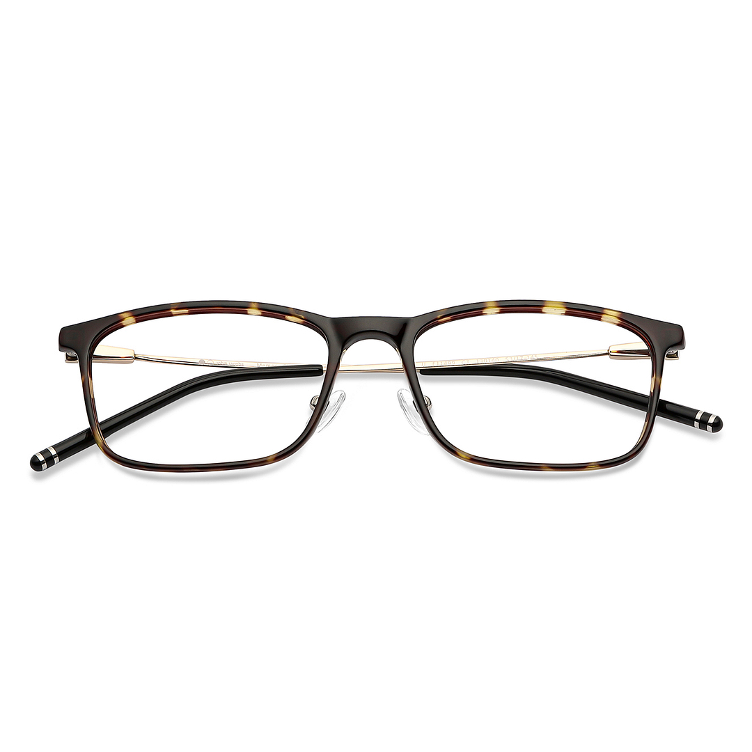 John Jacobs Light Brown Full Rim Rectangle left side