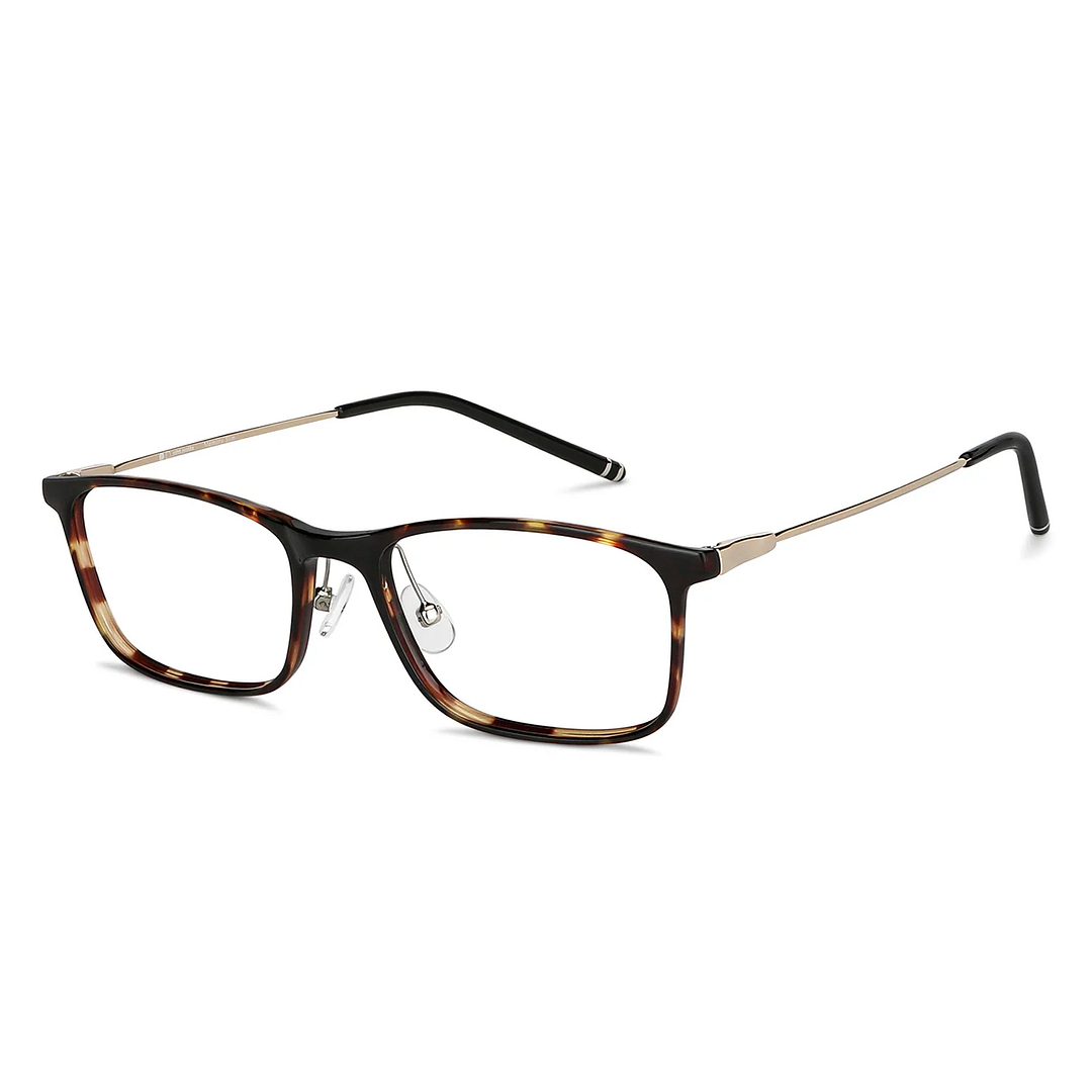 John Jacobs Light Brown Full Rim Rectangle right side