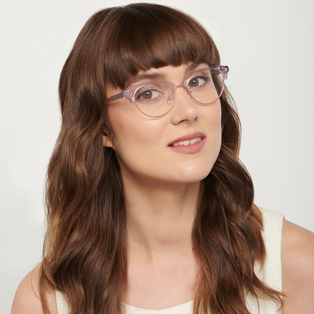 John Jacobs Online Rose Gold Full Rim Cat Eye right side