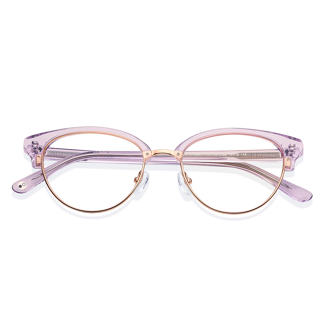 John Jacobs Online Rose Gold Full Rim Cat Eye left side