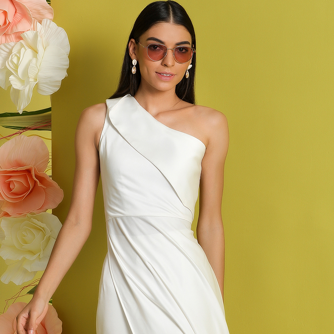 John Jacobs Silver Full Rim Aviator left side