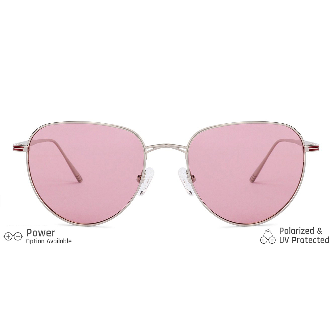 John Jacobs Silver Full Rim Aviator right side