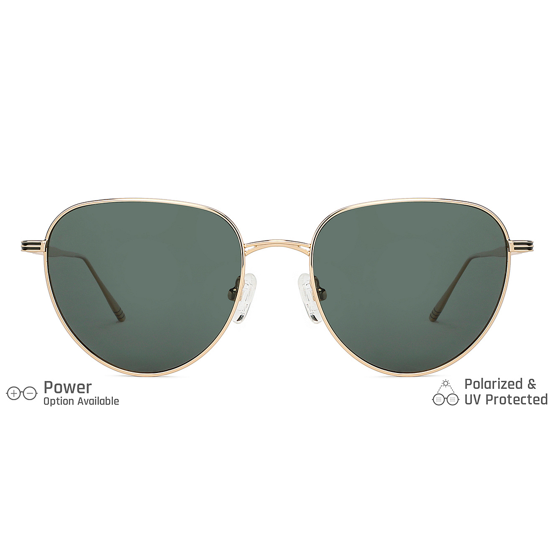 John Jacobs Gold Full Rim Round right side