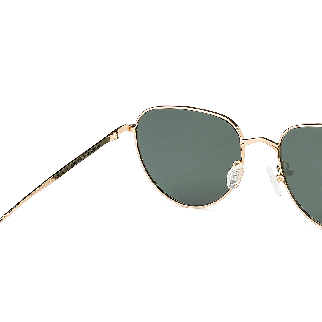 John Jacobs Gold Full Rim Round right side