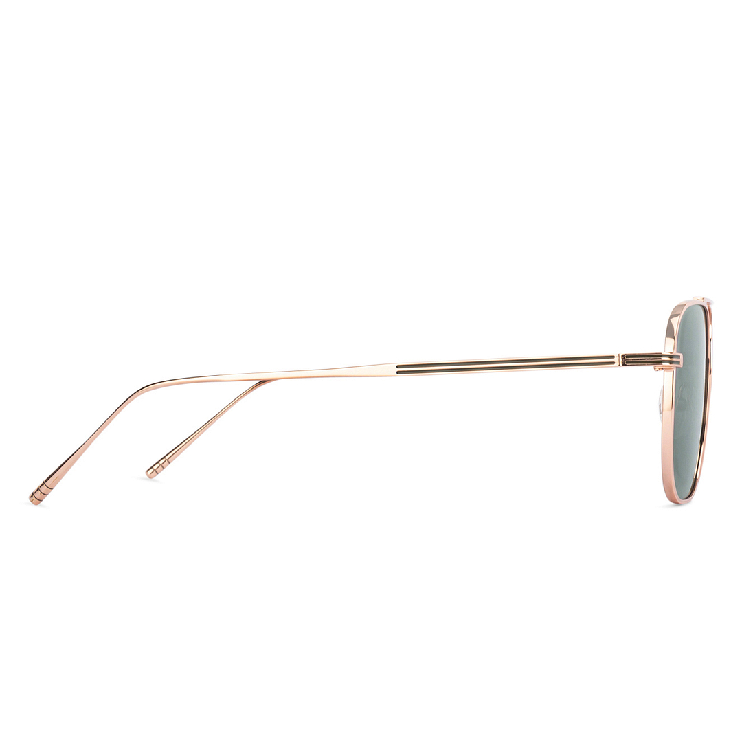 John Jacobs Online Gold Full Rim Square right side