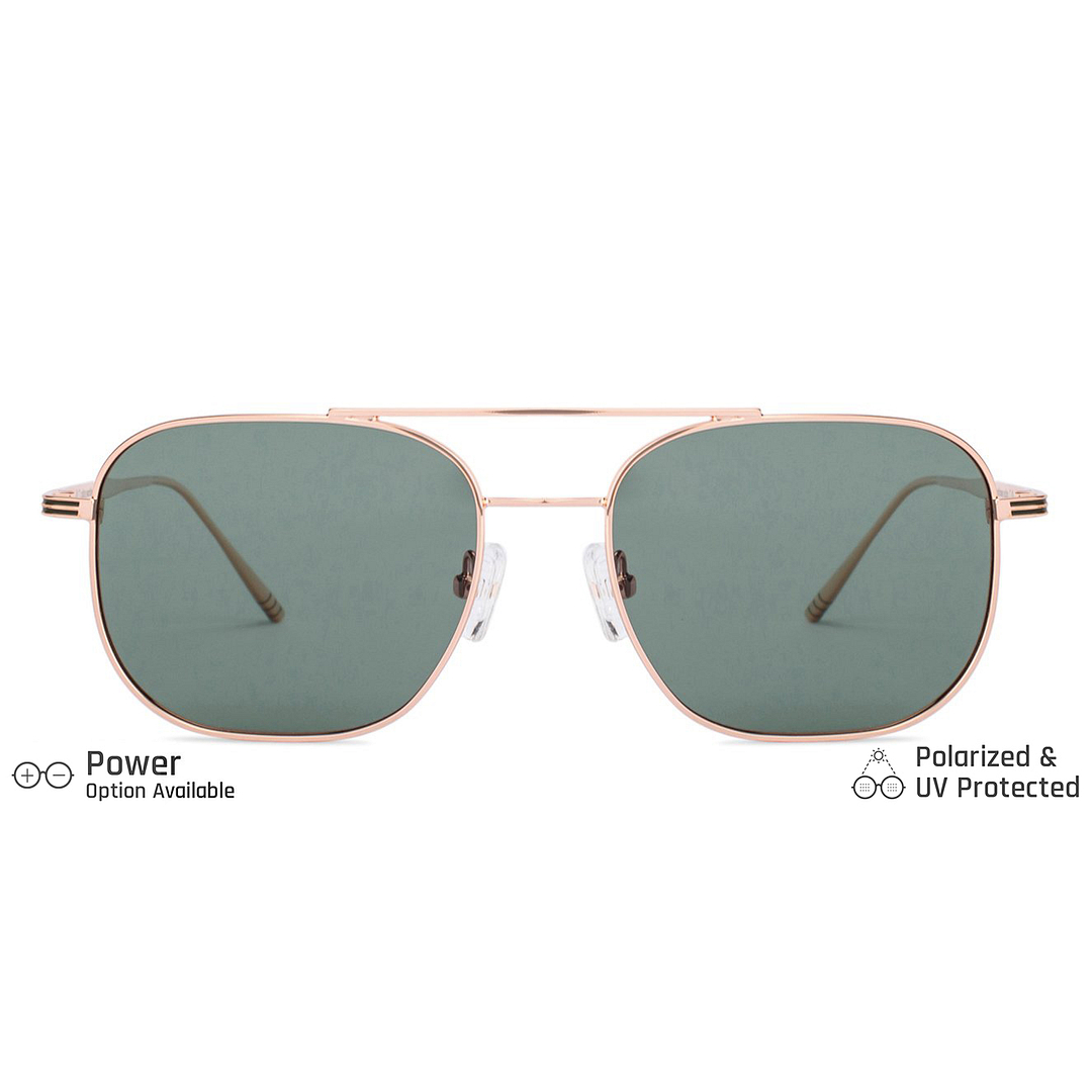 John Jacobs Online Gold Full Rim Square right side