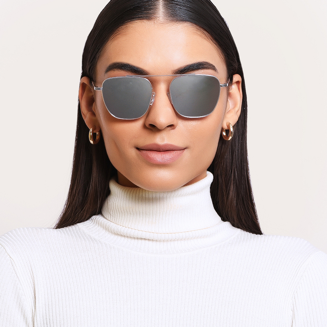 John Jacobs Online Gold Full Rim Square right side