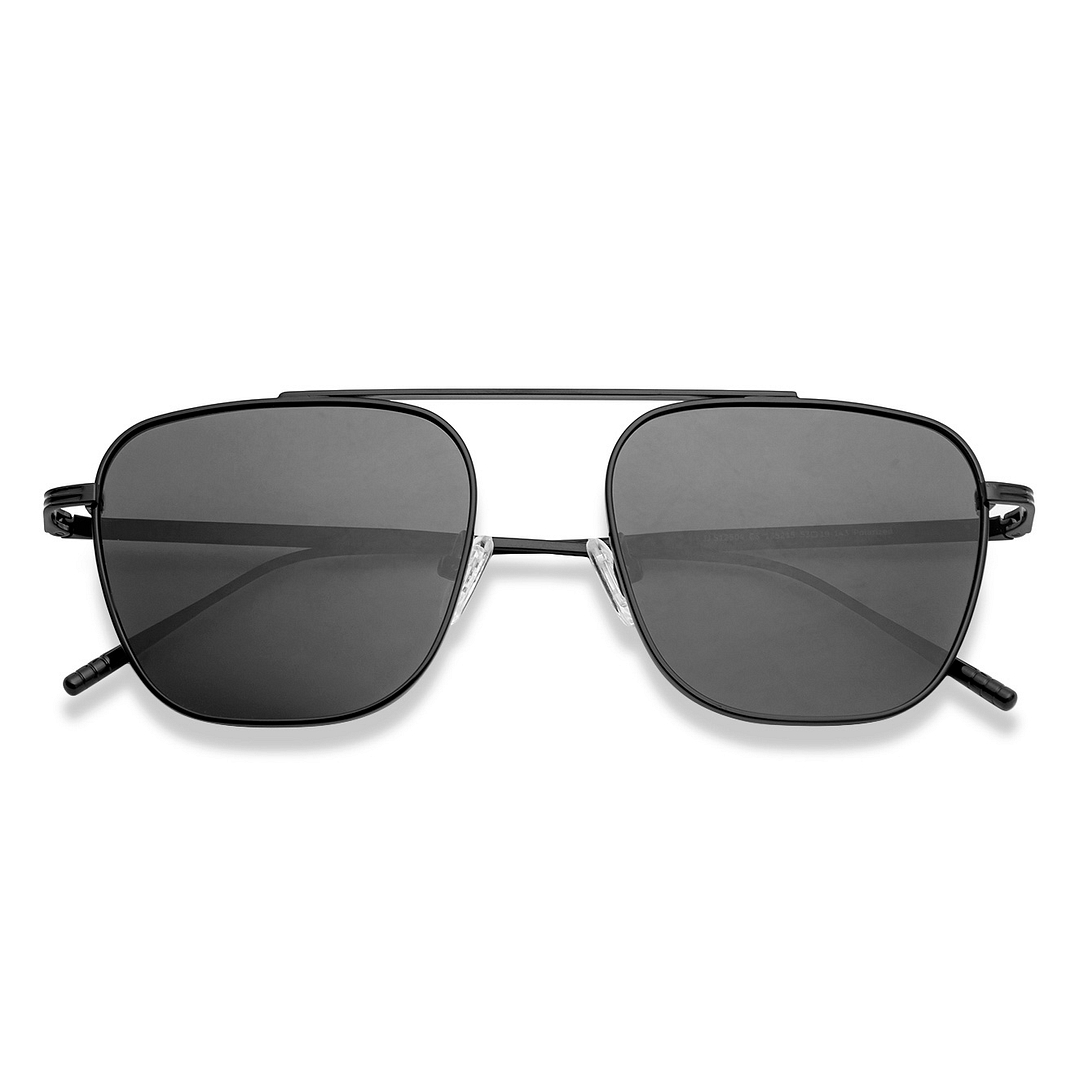 John Jacobs Black Full Rim Square right side