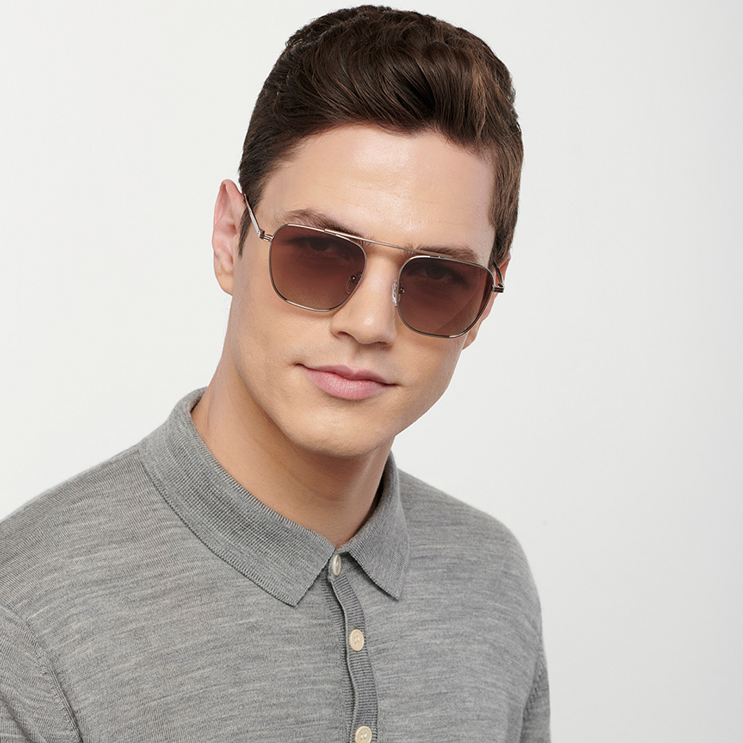 John Jacobs Online Grey Full Rim Square left side