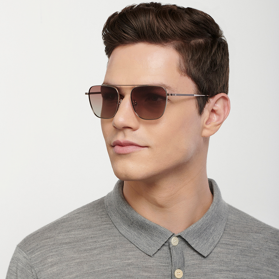 John Jacobs Online Grey Full Rim Square right side