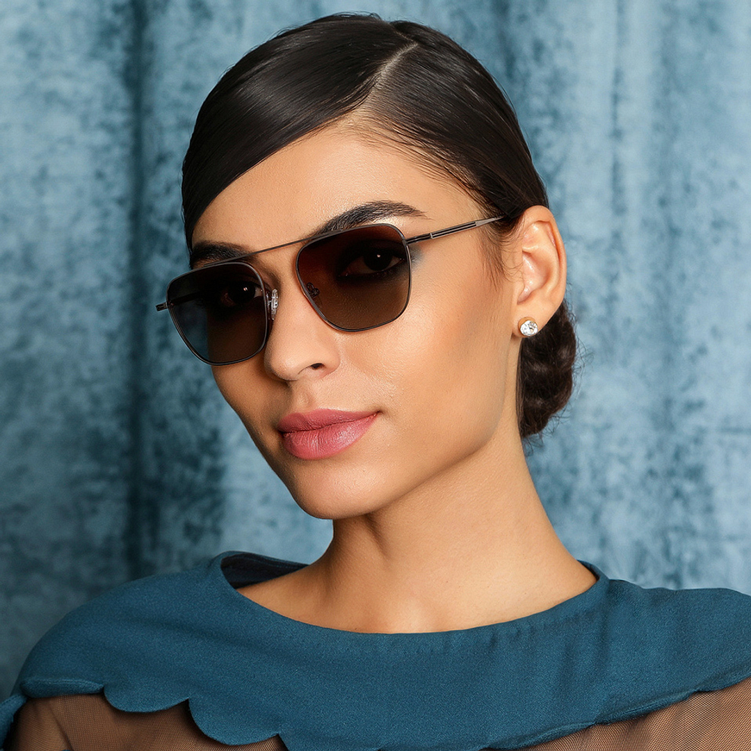 John Jacobs Online Grey Full Rim Square left side