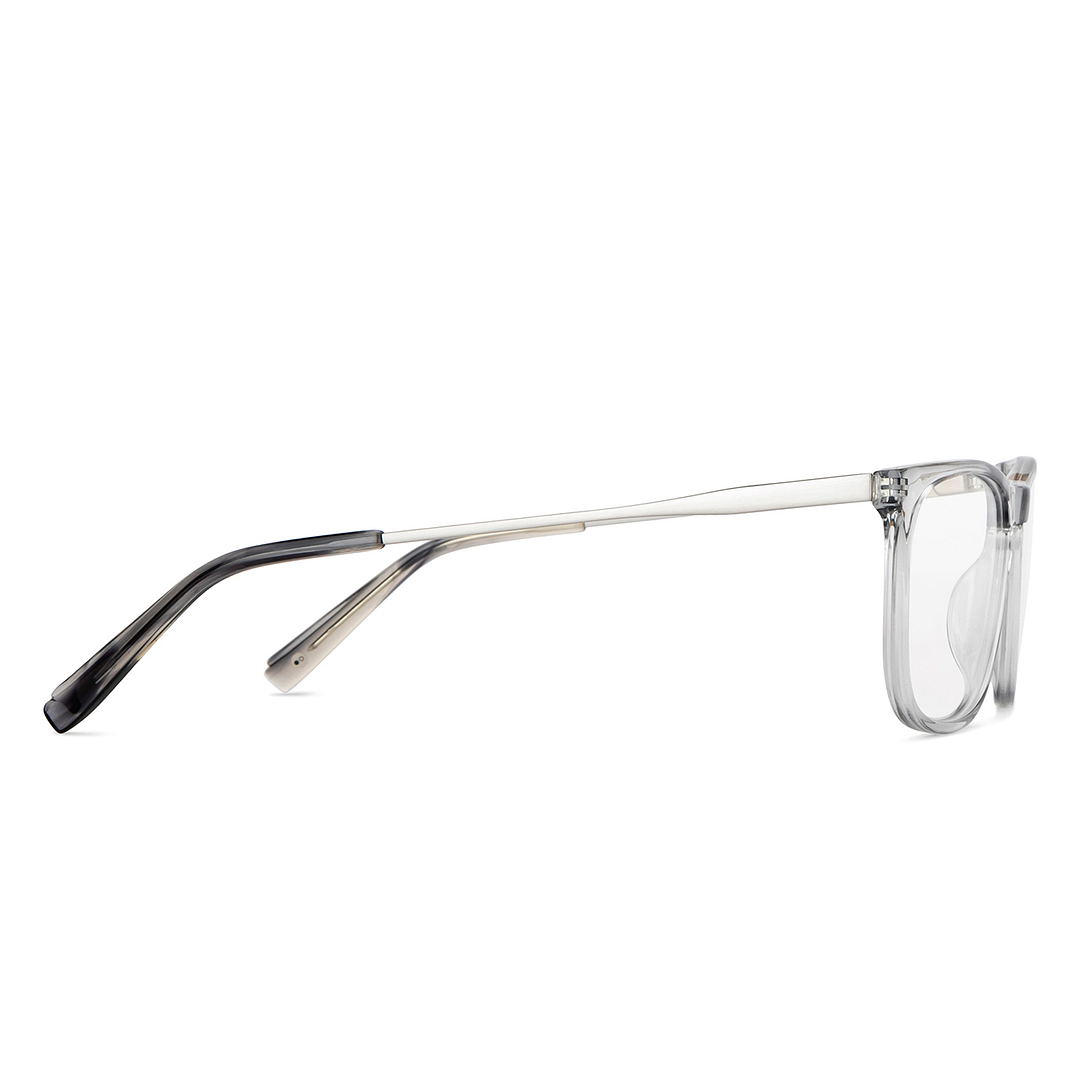John Jacobs Online Crystal Transparent Full Rim Square left side