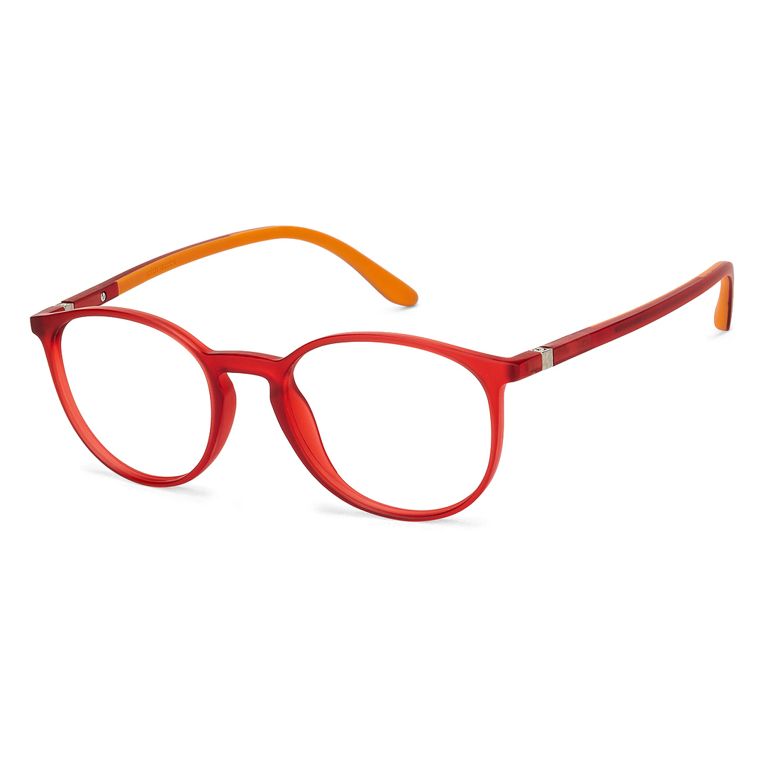 Buy Red Transparent Orange Full Rim Round John Jacobs TR Flex JJ