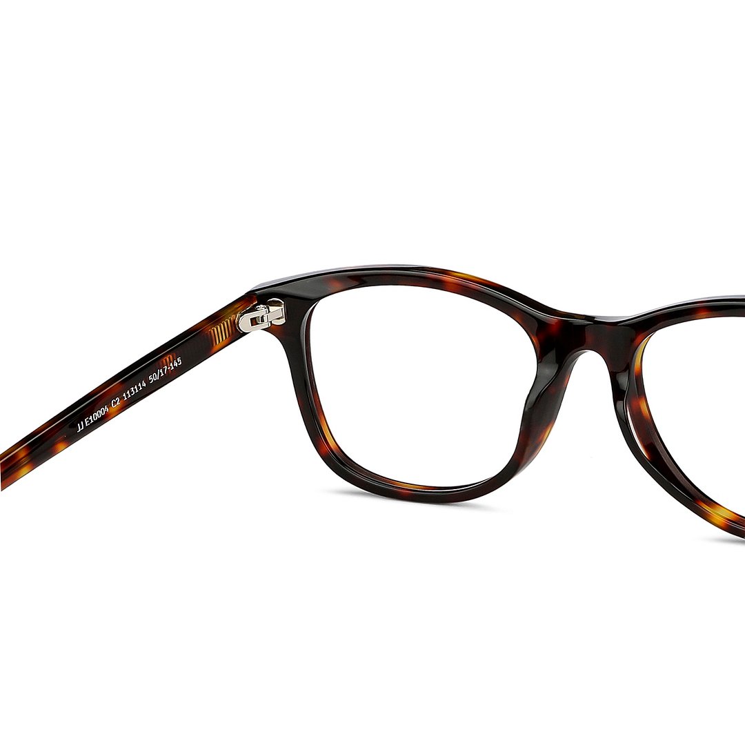 John Jacobs Light Brown Full Rim Square right side