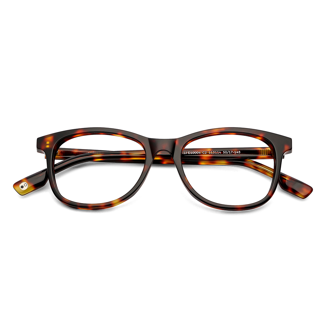 John Jacobs Light Brown Full Rim Square left side