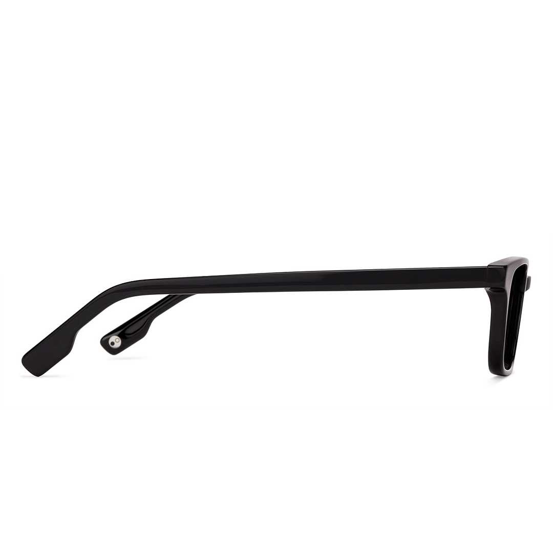 John Jacobs Online Black Full Rim Rectangle left side