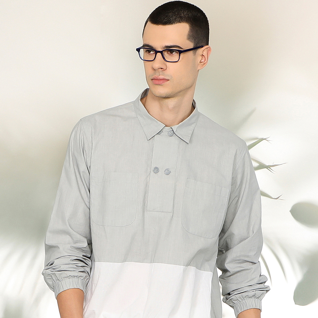 John Jacobs Online Blue Transparent Full Rim Rectangle right side