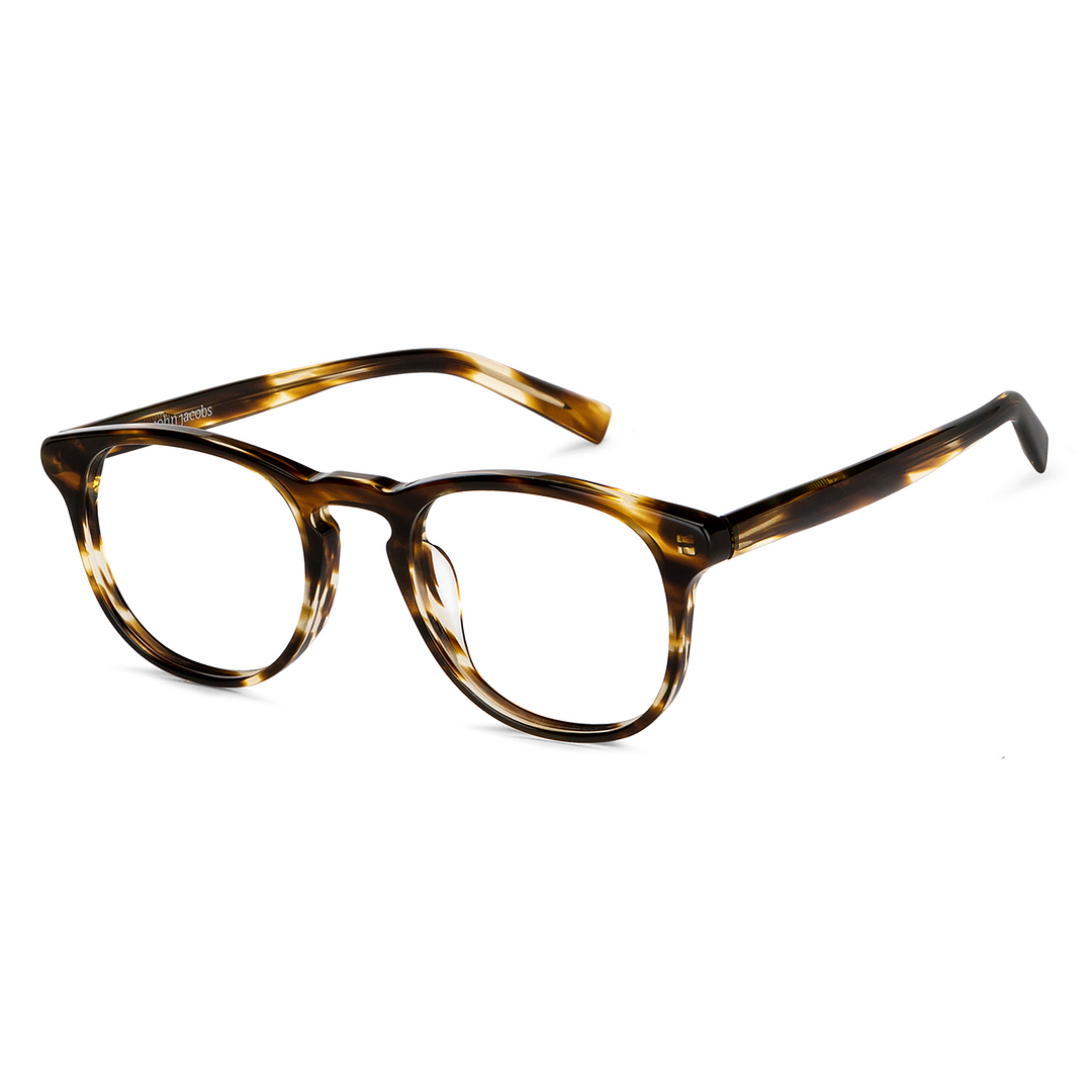 John Jacobs Online Tortoise Full Rim Round left side