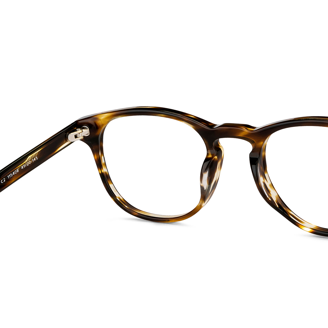 John Jacobs Online Tortoise Full Rim Round right side