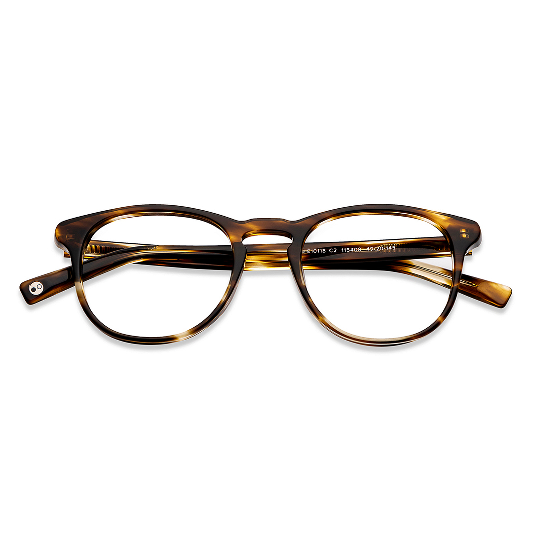John Jacobs Online Tortoise Full Rim Round left side