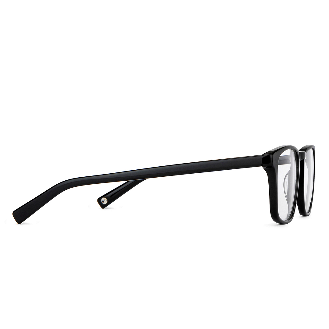 John Jacobs Online Black Full Rim Square left side