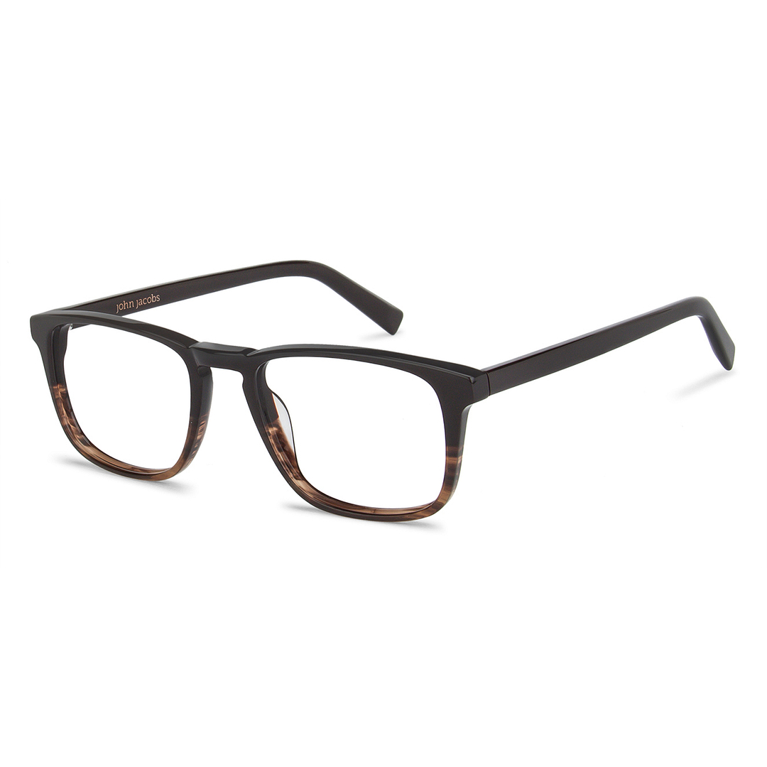 John Jacobs Online Light Brown Full Rim Square right side
