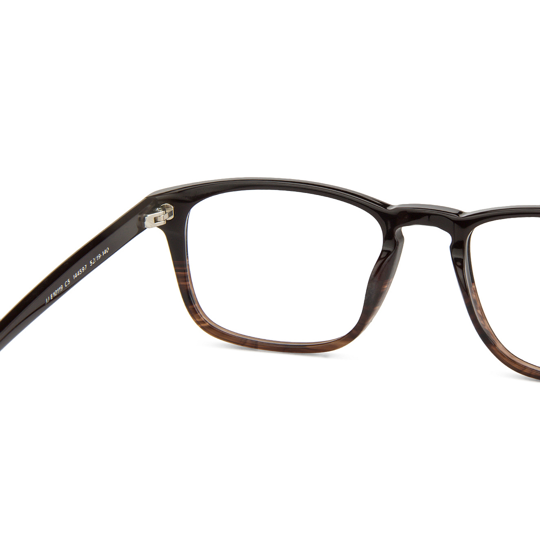 John Jacobs Online Light Brown Full Rim Square right side
