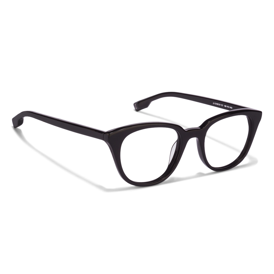 John Jacobs Screen Glasses Black Full Rim Square left side