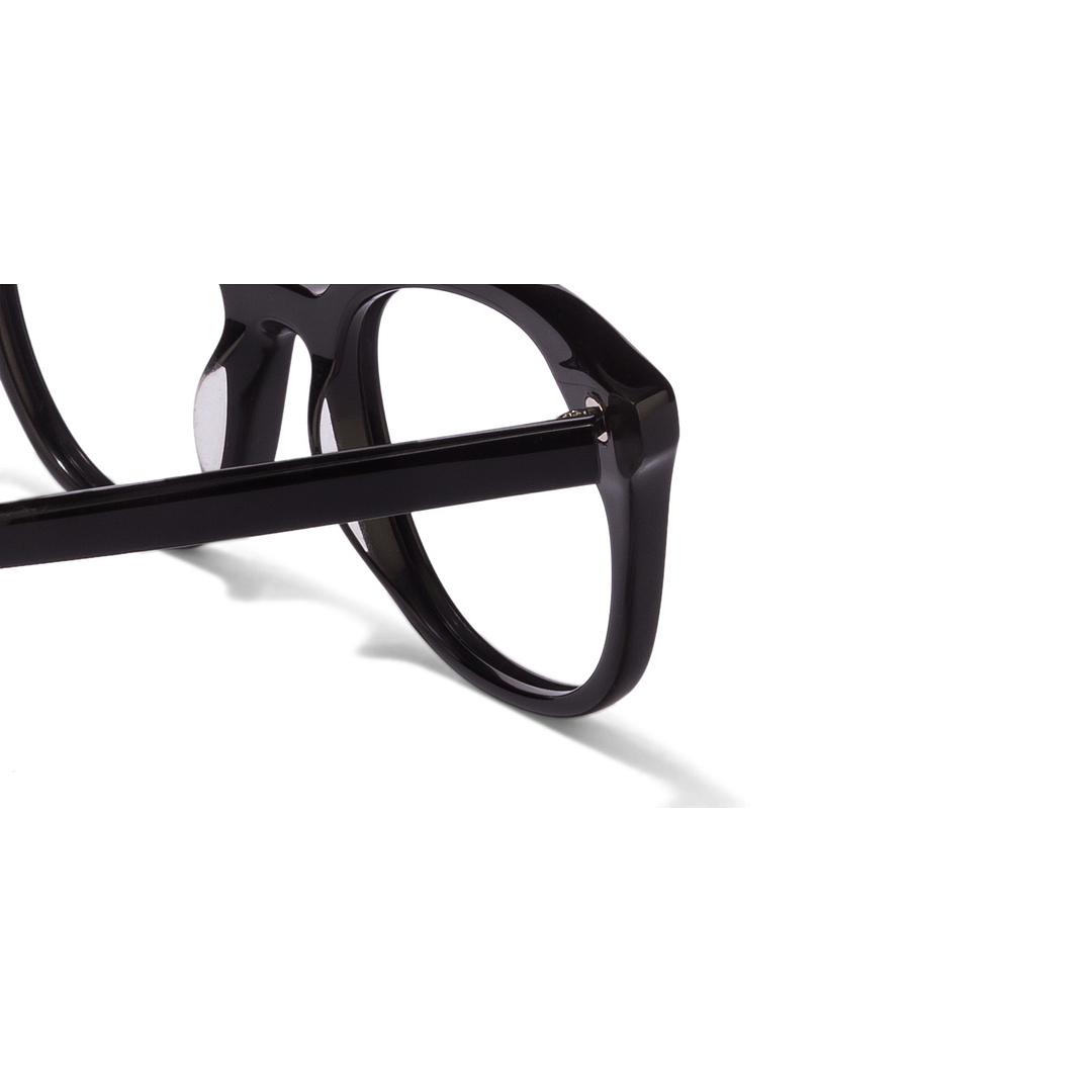 John Jacobs Screen Glasses Black Full Rim Square left side