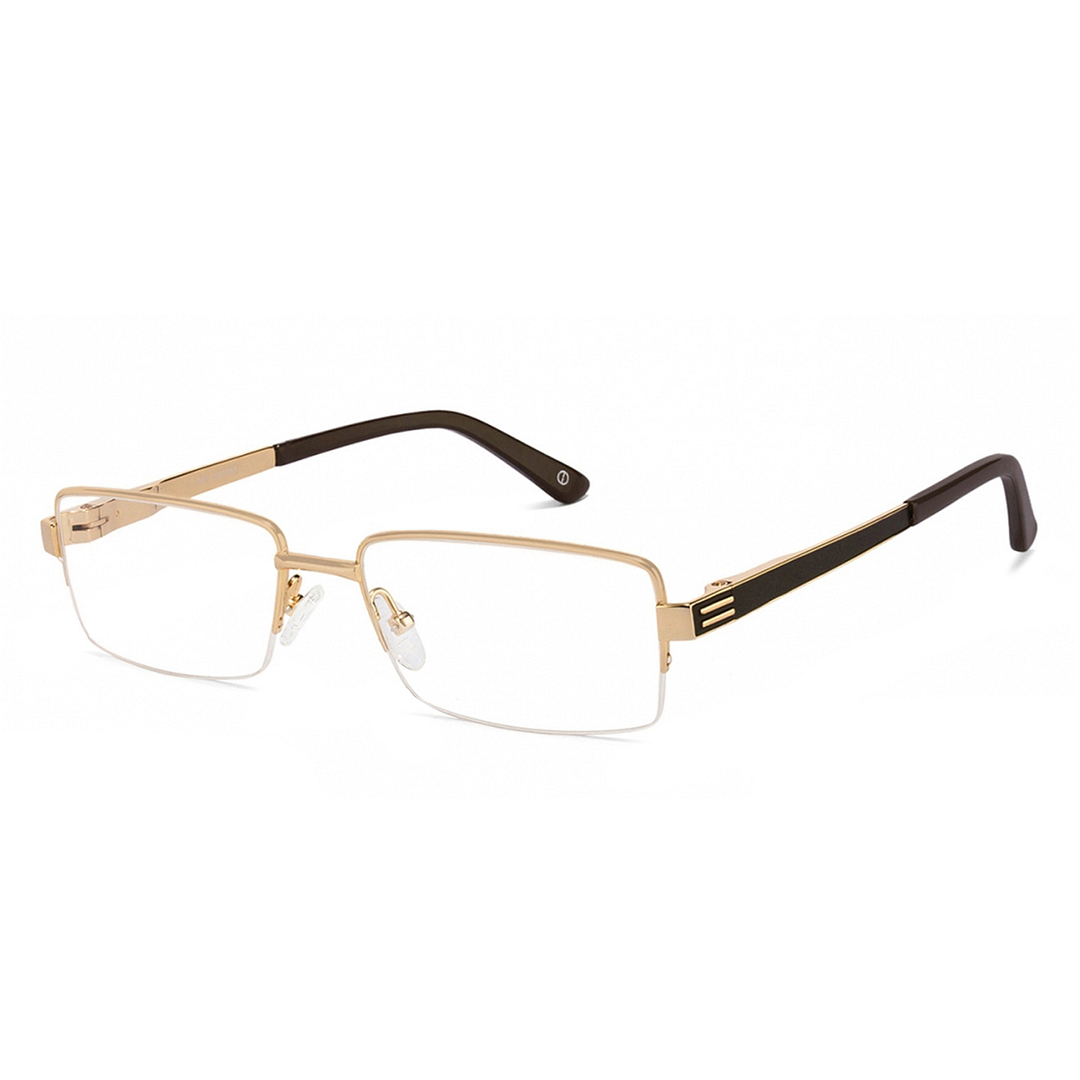 John Jacobs Gold Half Rim Rectangle left side