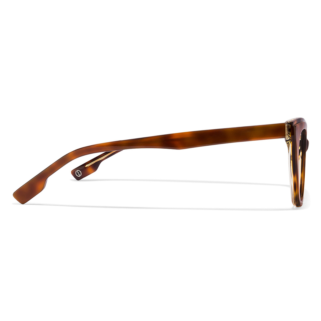 John Jacobs Online Light Brown Full Rim Cat Eye right side