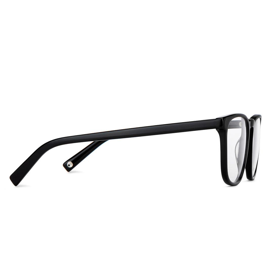 John Jacobs Online Black Full Rim Square left side