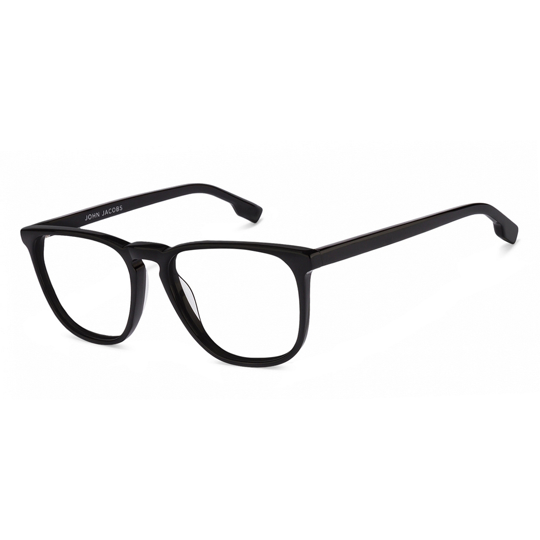John Jacobs Online Black Full Rim Square right side