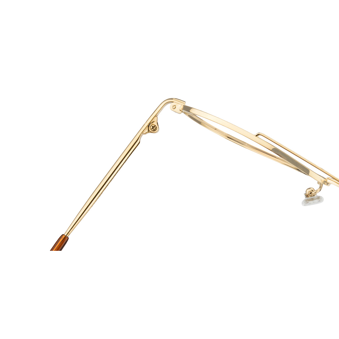 John Jacobs Gold Full Rim Aviator right side