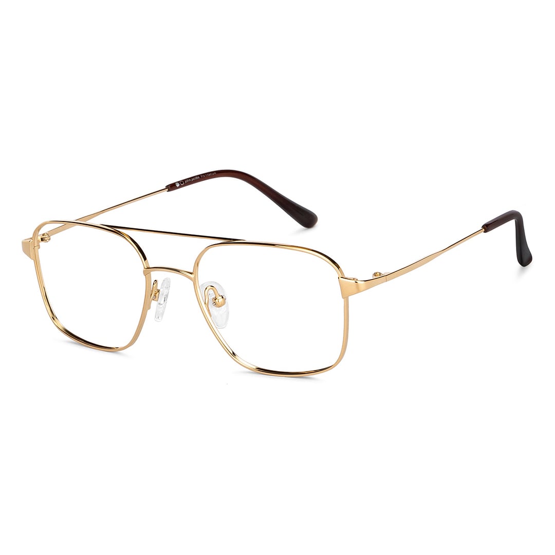 John Jacobs Online Gold Full Rim Square right side