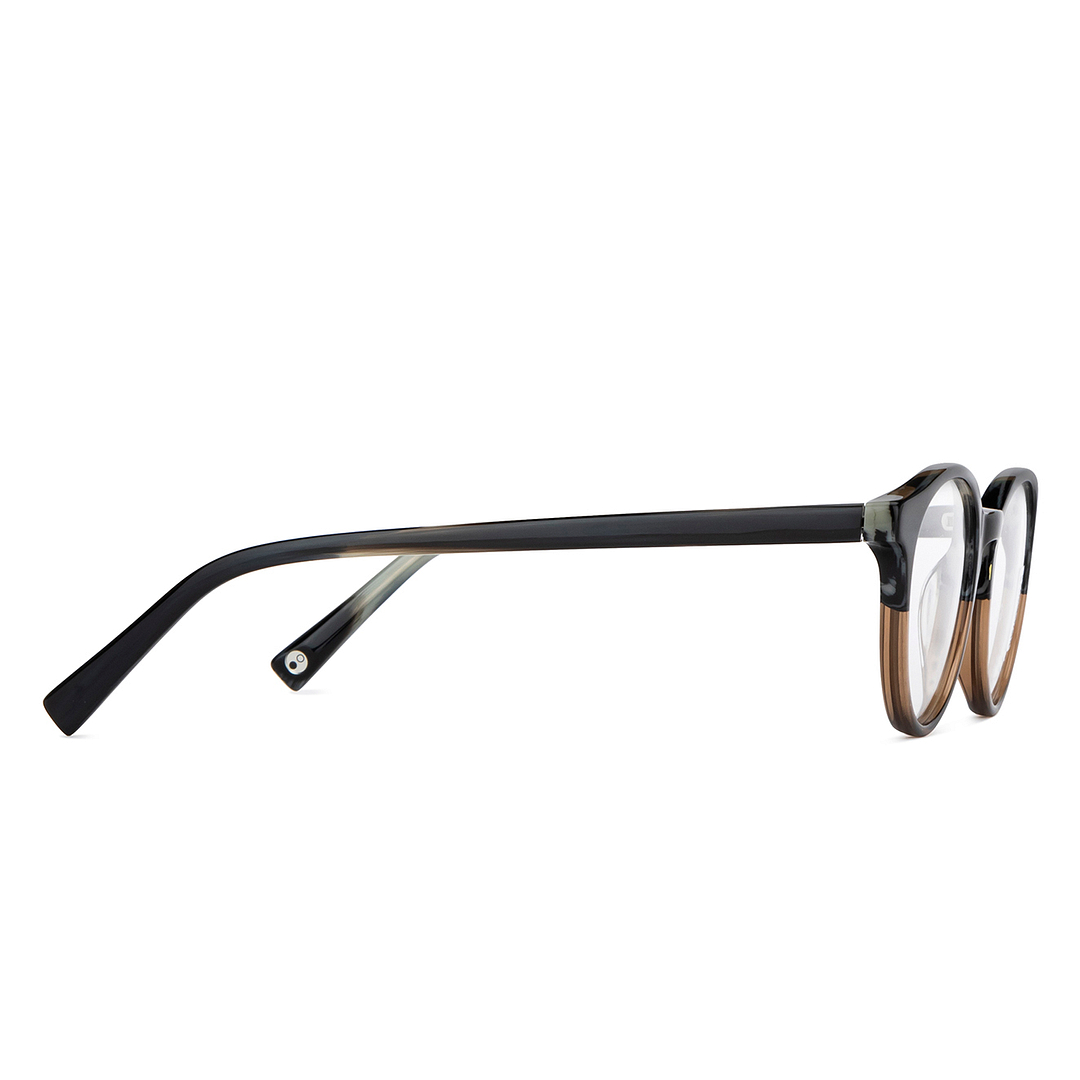 John Jacobs Online Dark Brown Full Rim Round left side