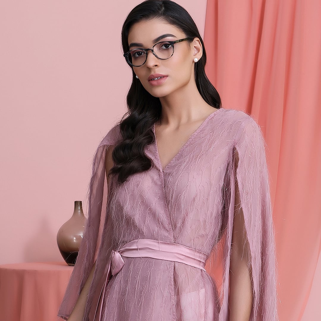 John Jacobs Online Sky Blue Full Rim Round right side