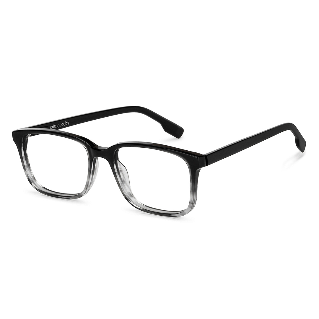 John Jacobs Gray Full Rim Square right side