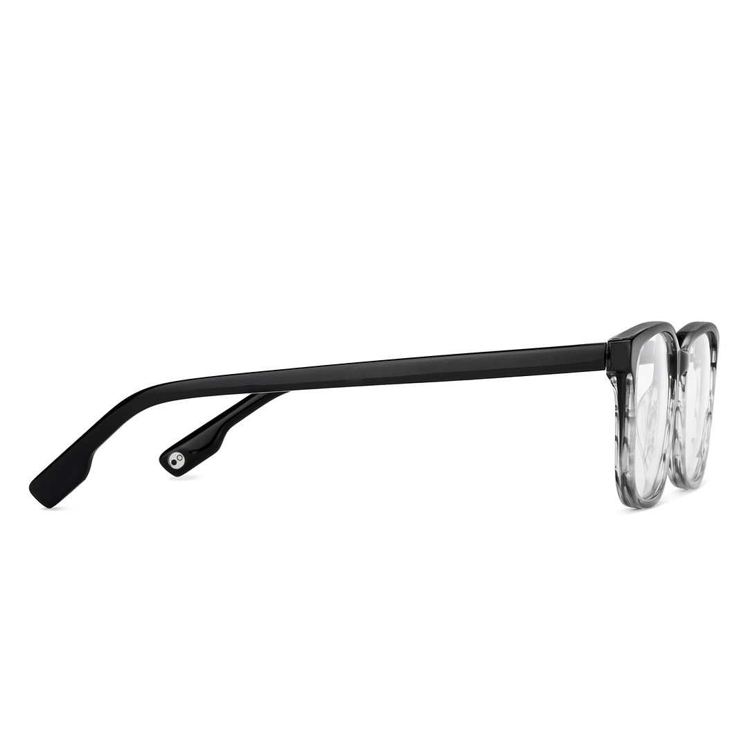 John Jacobs Gray Full Rim Square left side