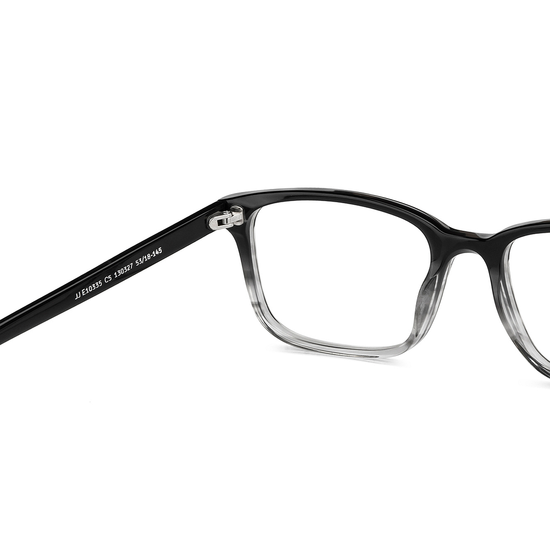 John Jacobs Gray Full Rim Square right side