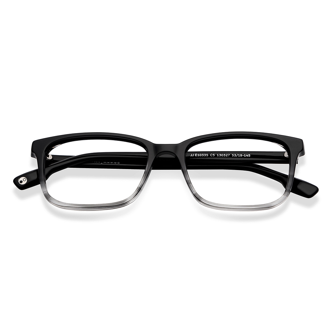 John Jacobs Gray Full Rim Square left side