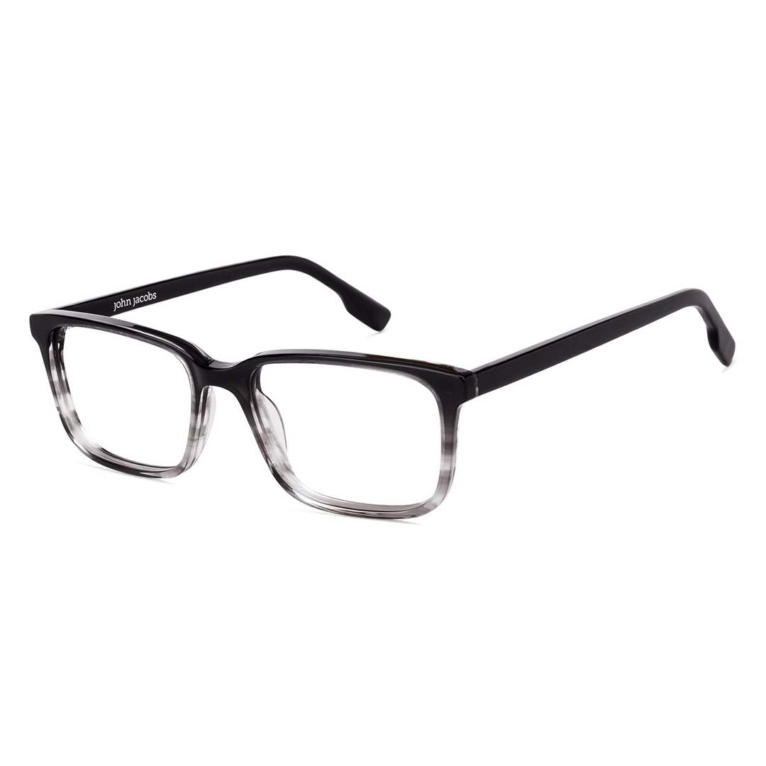John Jacobs Gray Full Rim Square right side