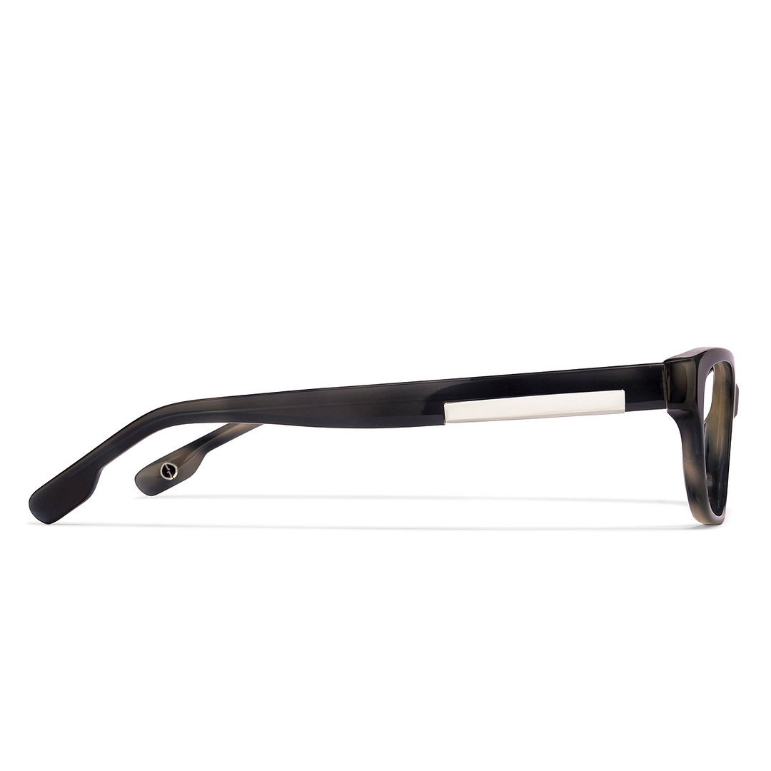 John Jacobs Dark Gray Full Rim Cat Eye right side
