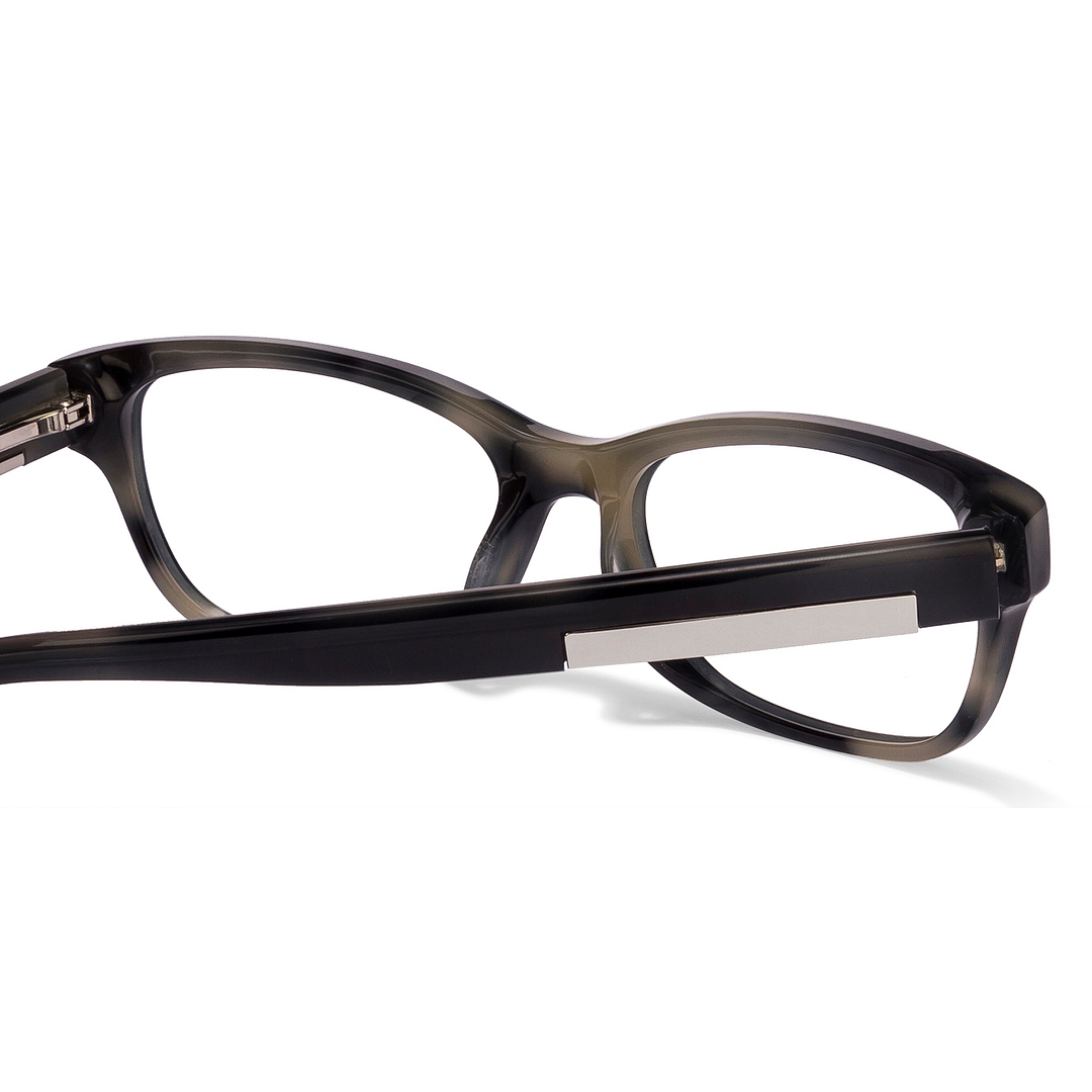 John Jacobs Dark Gray Full Rim Cat Eye left side