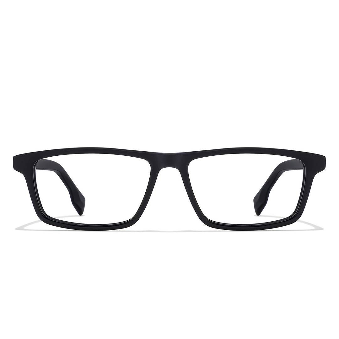 John Jacobs Screen Glasses Black Full Rim Rectangle left side