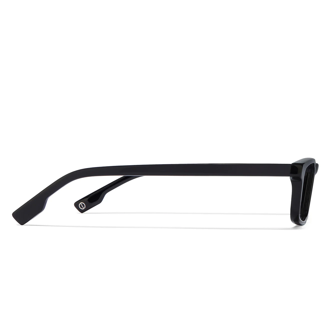 John Jacobs Screen Glasses Black Full Rim Rectangle right side