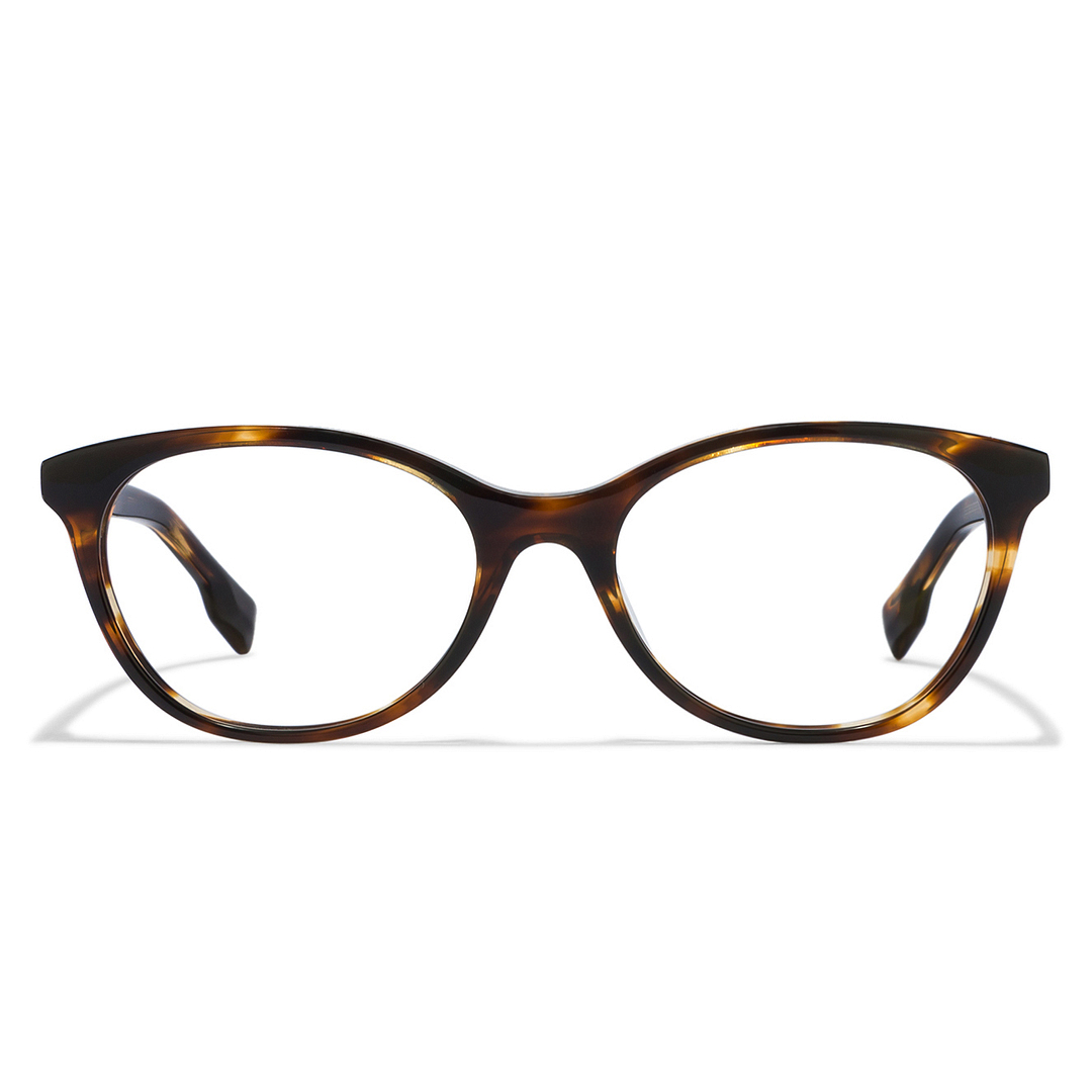 John Jacobs Light Brown Full Rim Cat Eye left side