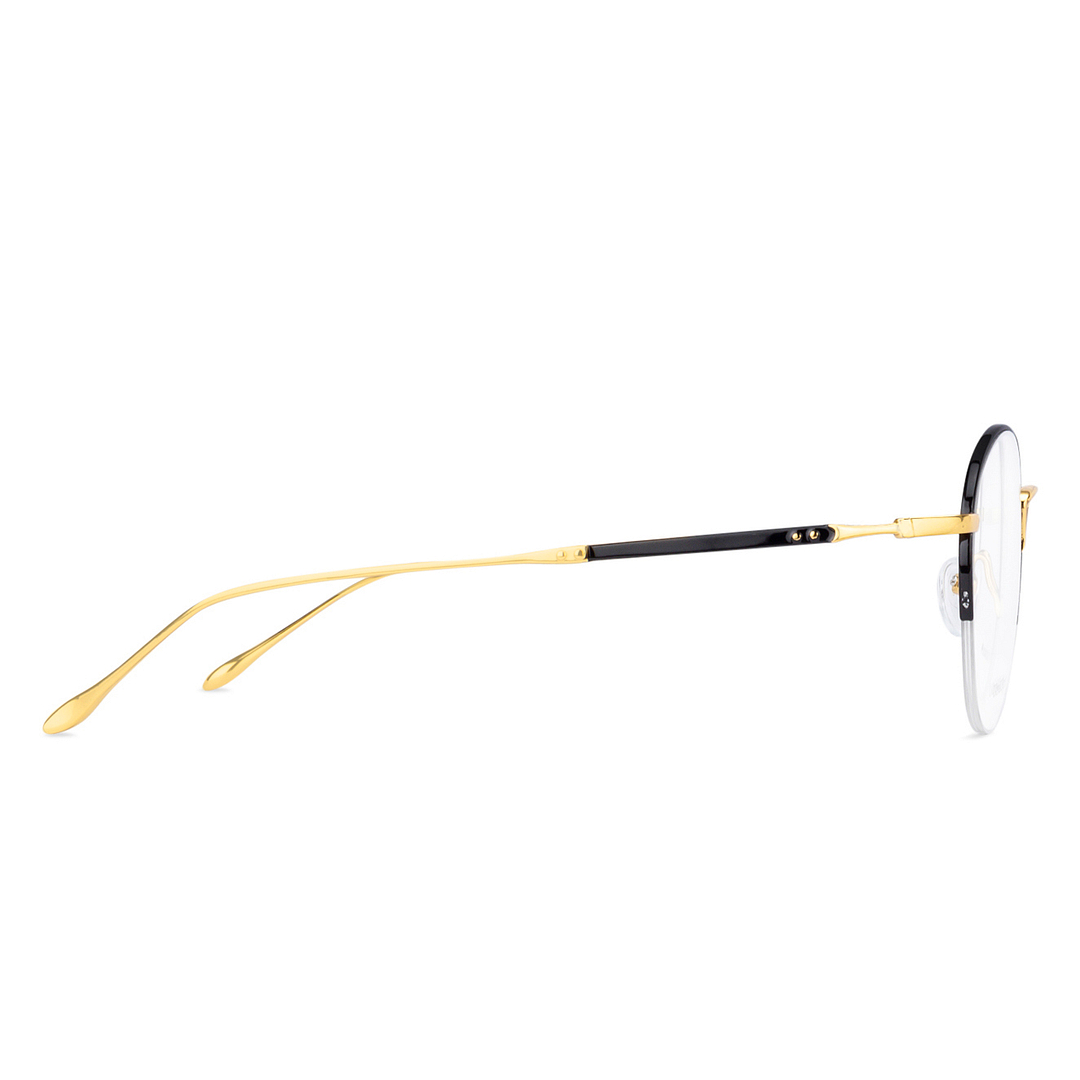 John Jacobs Gold Half Rim Round left side