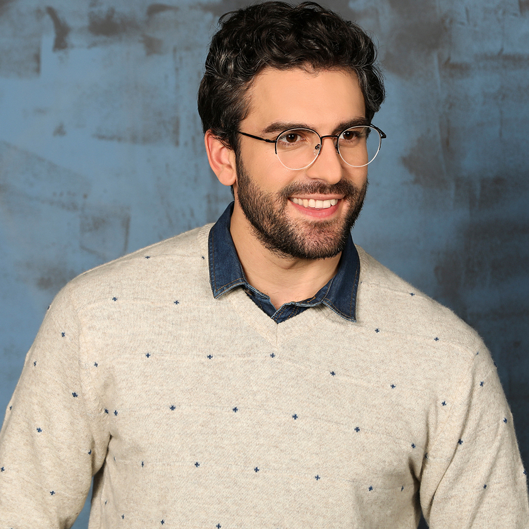 John Jacobs Online Silver Half Rim Round left side